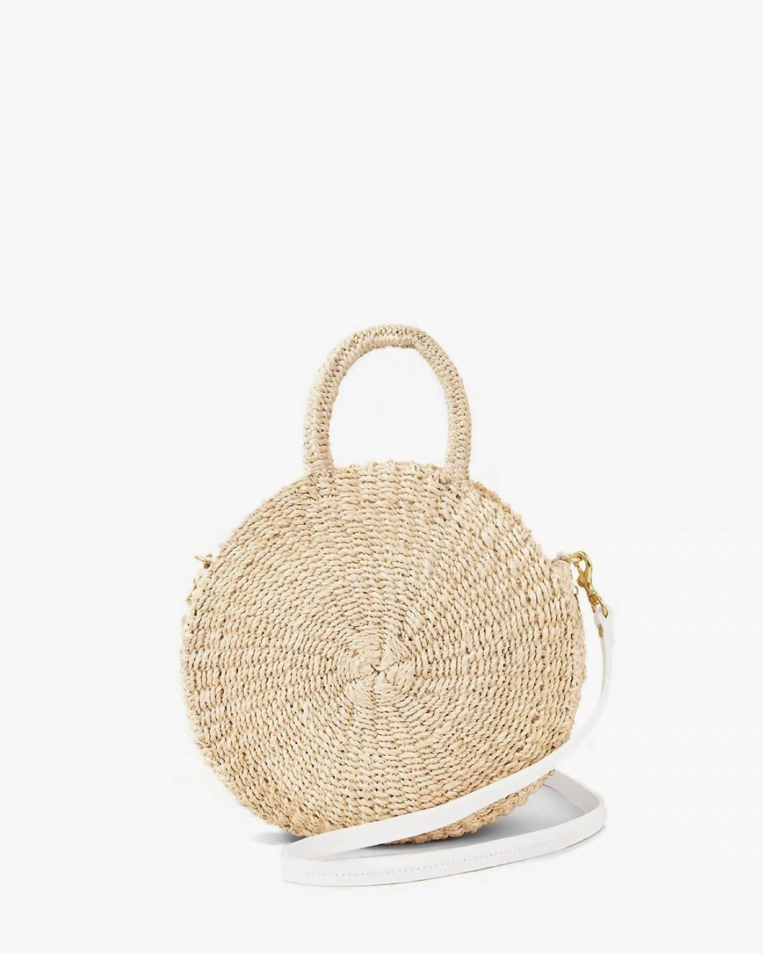 CLARE V Moyen Alice Crossbody Bag in Cream