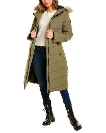 Noize capri belted long parka