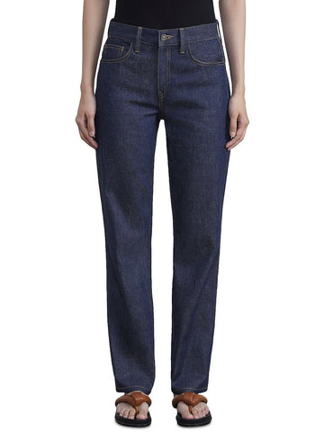 Lafayette 148 New York watts womens denim mid rise straight leg jeans