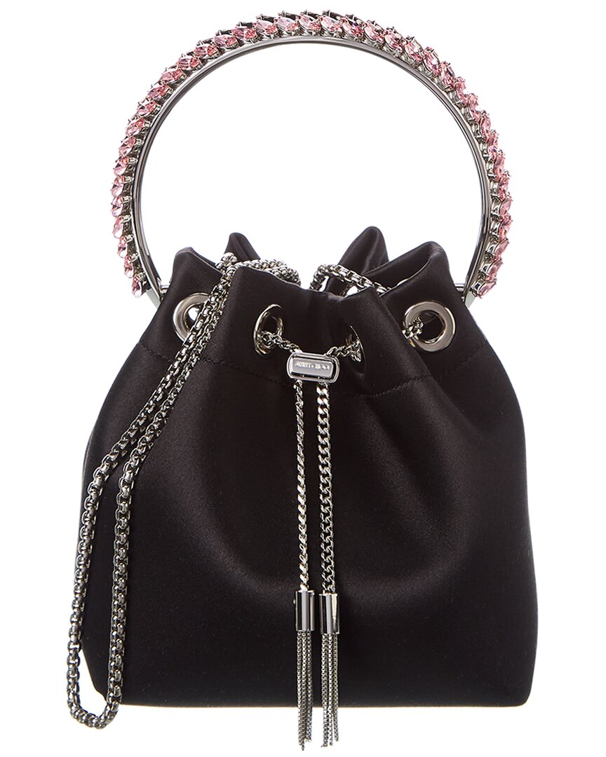 JIMMY CHOO Jimmy Choo Bon Bon Satin Bucket Bag