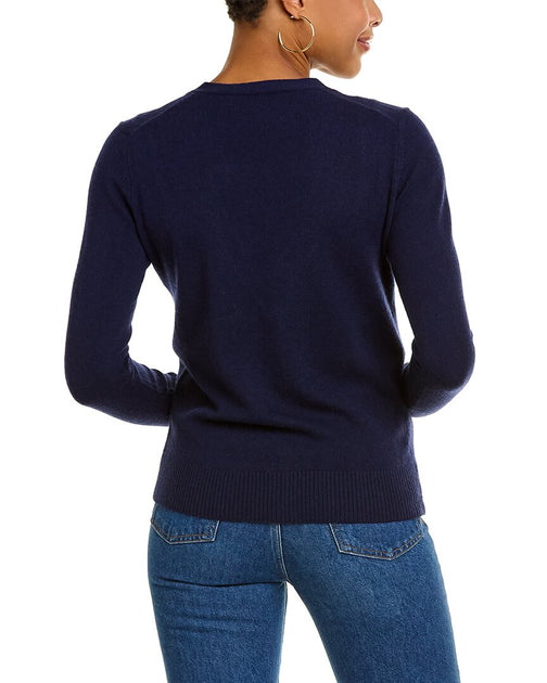 Amicale Cashmere Cashmere V-neck Cardigan | Shop Premium Outlets