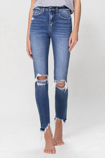 Flying Monkey bently skinny jean in denim