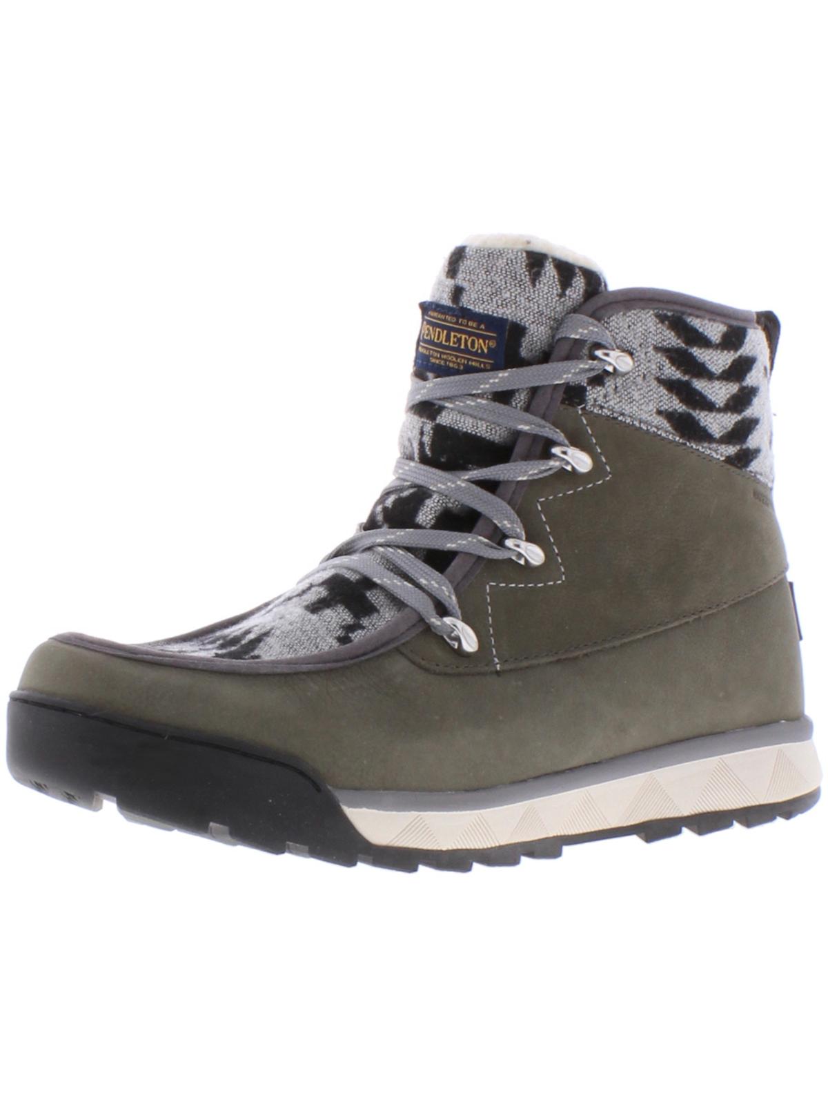 Shop Pendleton Torngat Trail Womens Suede Lace-up Hiking Boots In Multi