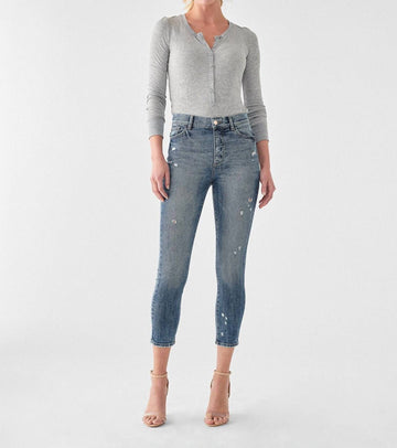 Dl1961 - Women farrow cropped vintage high rise skinny jean in tacoma