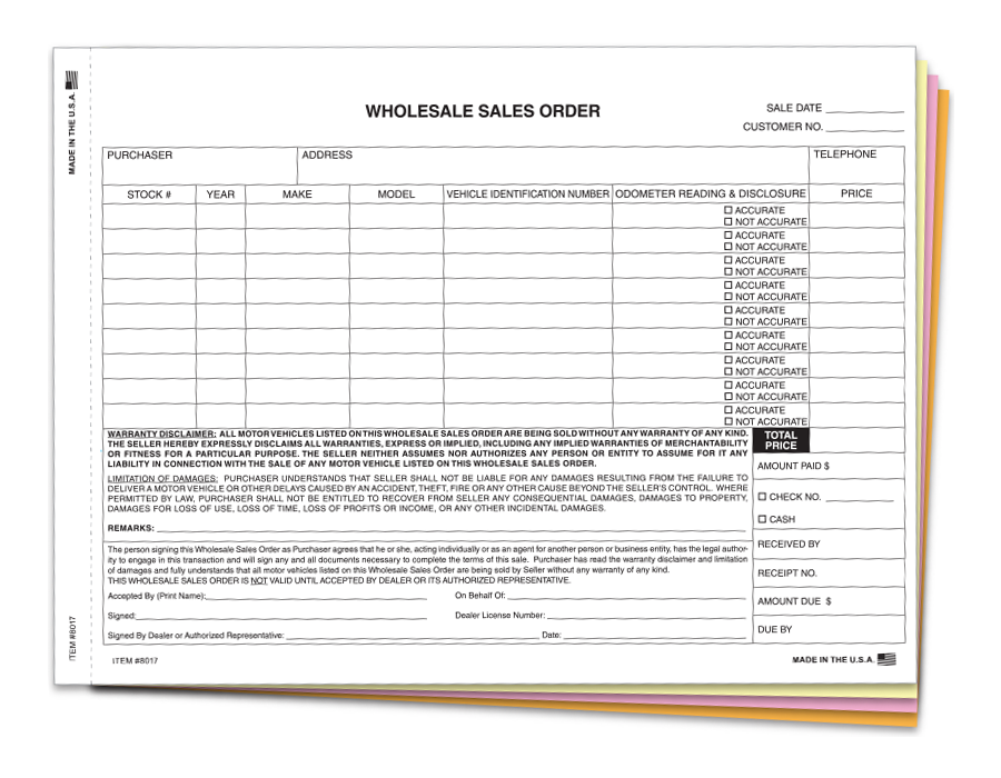 Four Square Form (Customer Proposal)