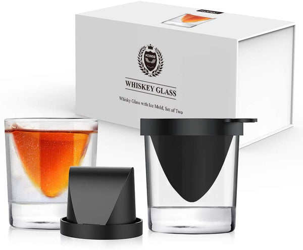 The Original Whiskey Ball Quartet Gift Set (2 Pack Jumbo Ice Ball Mold)