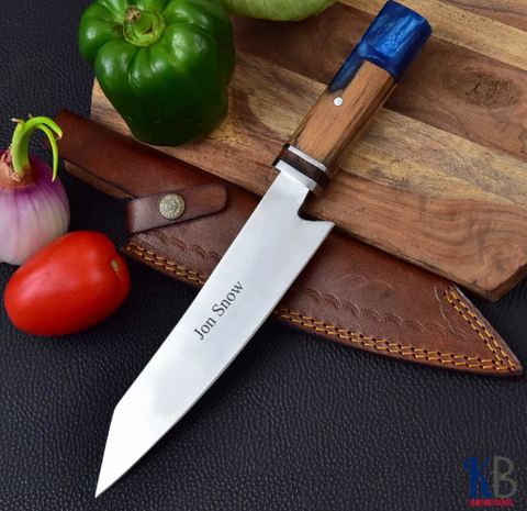 Personalized CHEF KNIVE SET Custom Engraved Chefs Knife Knives