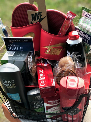 customized gift baskets for him nike