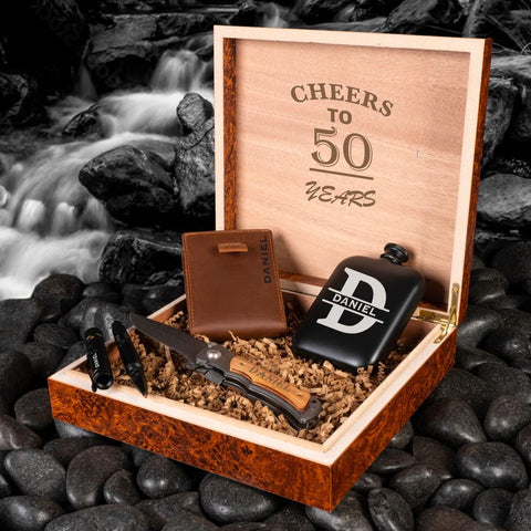50 year old gift box set for men