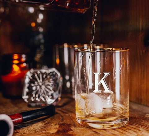 Monogram Whiskey Ice Mold for Fathers Day Gift, Custom Fathers Day Whiskey  Gift, Custom Whiskey Gift for Dad, Personalized Whiskey Glass 