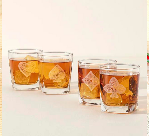 Corkcicle Whiskey Wedge - Double Old-Fashioned Rocks Glass And Ice Mold -  Just Grillin Outdoor Living