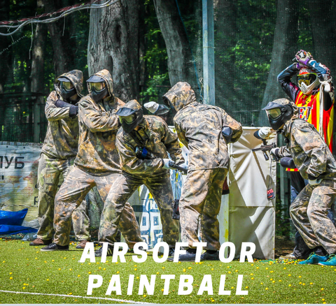 Airsoft or Paintball - Adult Birthday Party Ideas