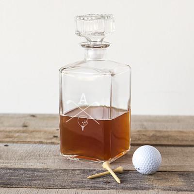 Golf Whiskey Decanter Set - Golf-Ball Shaped Wine Decanter