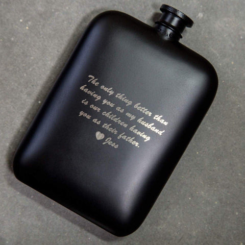 anniversary gift flask