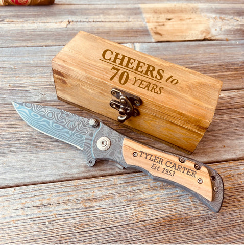 Customized 10 Chapter Knife