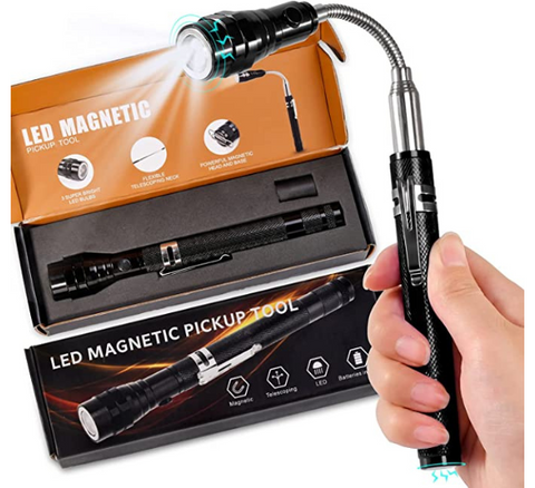 Stocking Stuffers for Men Adults, Magnetic Flashlight Pickup Tool
