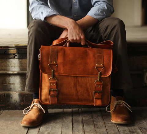 Messenger Bags for Men - Designer Men's Leather Satchels