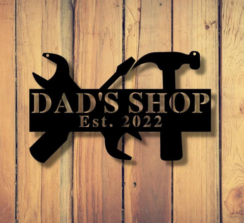 Custom Dad Workshop Sign