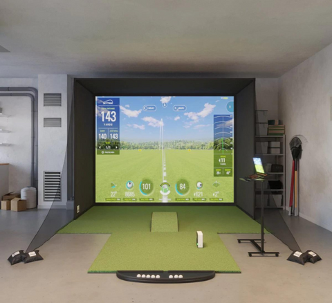 Luxurious SkyTrak Swingbay Golf Simulator