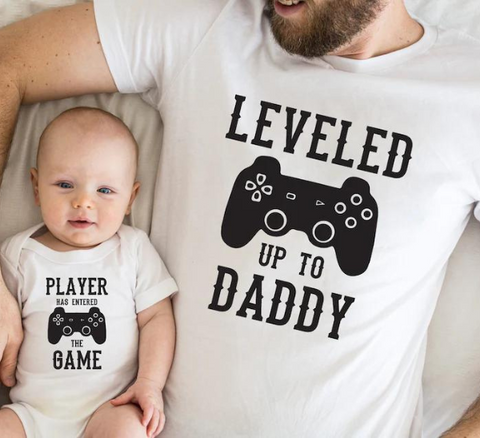 Leveled Up To Daddy Shirt