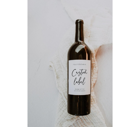 How to Make Personalized Wine Bottle Label
