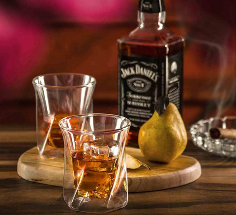 The Night Sip (Pack of 2) Whiskey Glasses Set of 2 Pcs- 250ml