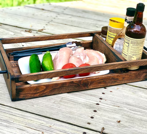 Grilling Gift for Guys — White Confetti Box