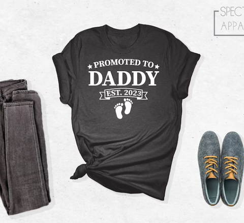 Promoted To Daddy Shirt