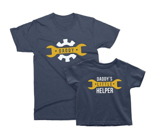Daddy and Daddy's Little Helper T-shirts