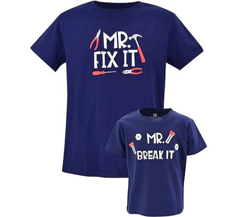 Mr. Fix It and Mr. Break It Shirts