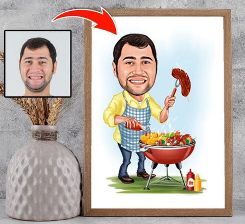 BBQ Caricature