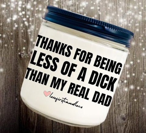 Stepdad Funny Candle