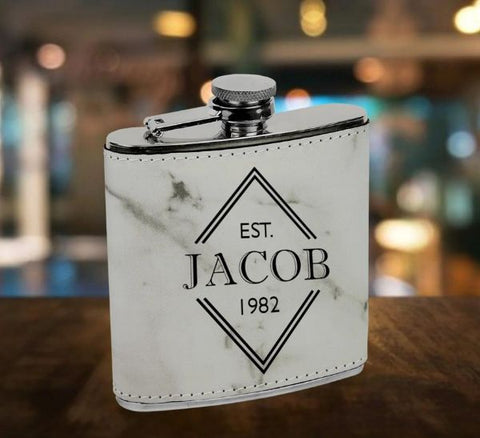 Engraved Groomsmen Flask