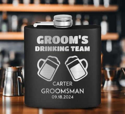 Beer Drinking Team Flask