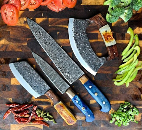 Damascus Chef Knives