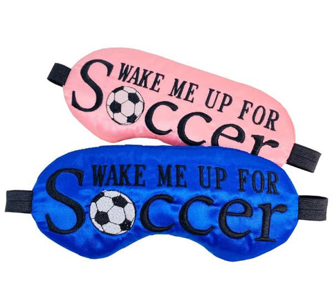 Wake Me Up For Soccer Sleep Mask