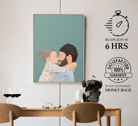 Custom Dad Portrait