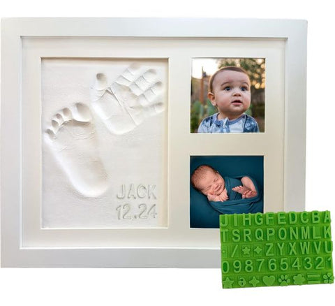 Baby Handprint & Footprint Keepsake Photo