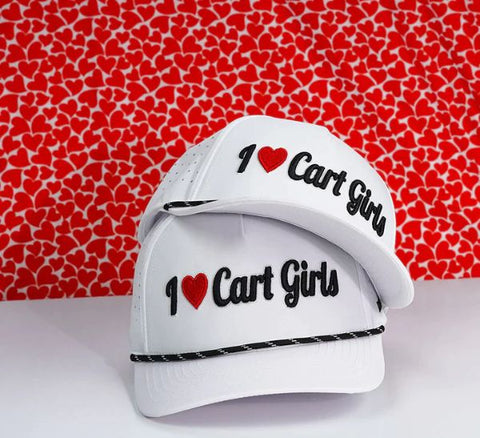 I Love Cart Girls Golf Hat