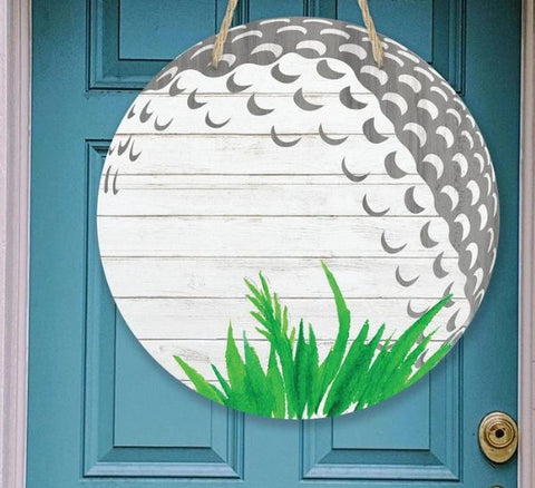 Golf Ball Door Sign