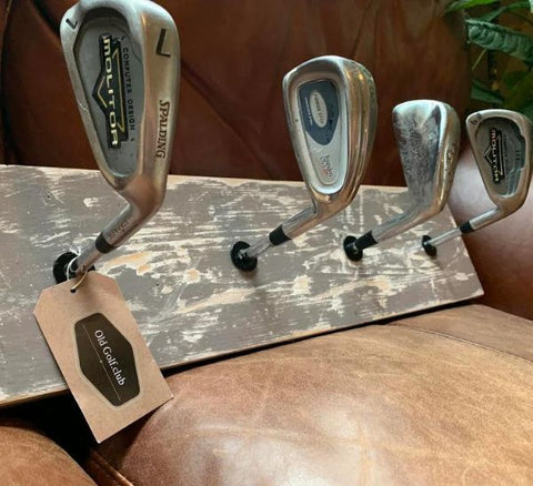 Upcycled Golf Iron Hat Rack