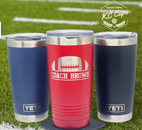 Custom Football Tumbler