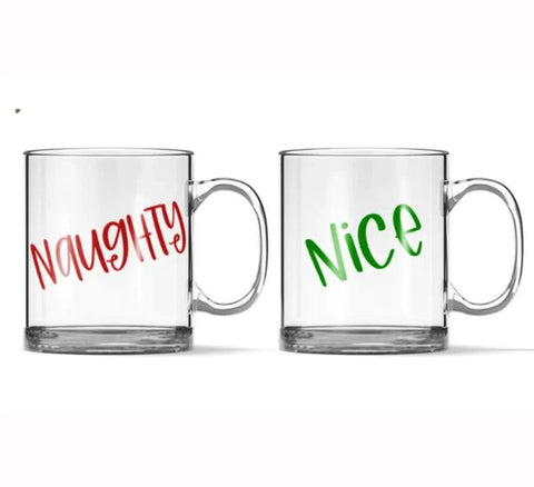 The Naughty to My Nice Mug Set