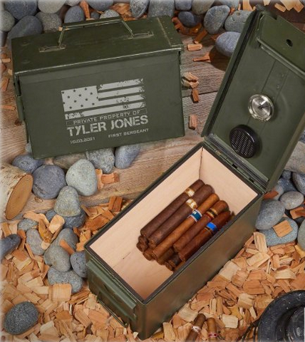 Ammo Can Personalzied Humidor