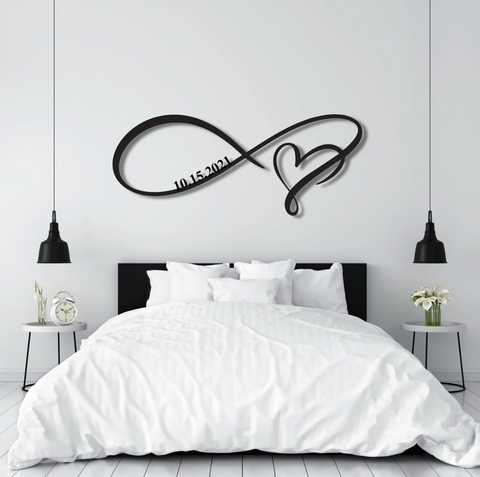 Infinite Love Personalized Sign