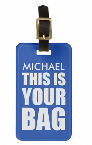 Funny Personalized Travel Luggage Tag