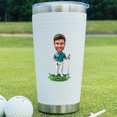 Cartoon Golf Tumbler