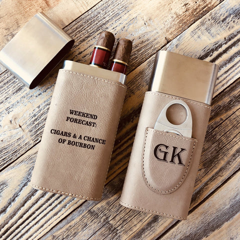 personalized cigar travel case