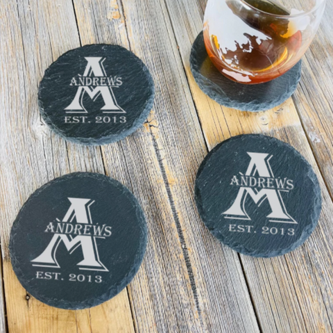 Custom Coasters Anniversary Gift for Men