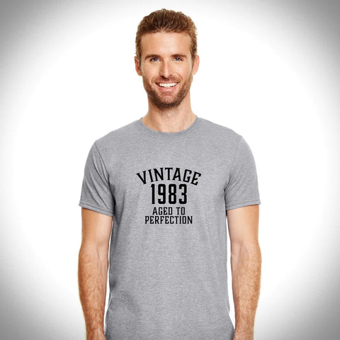 fun vintage birth year shirt